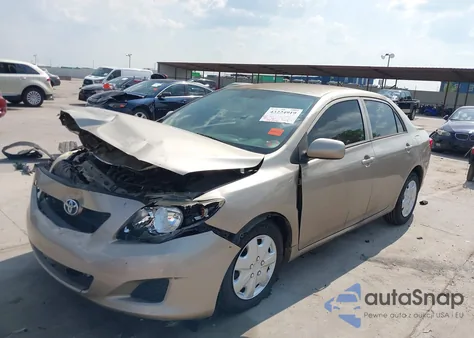 2010 Toyota Corolla Le из США, поврежденный, VIN 2T1BU4EE0AC358828